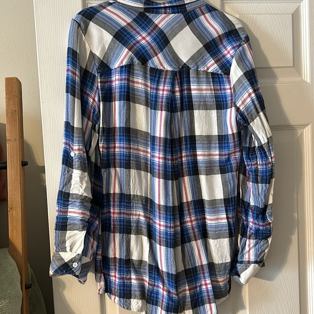 Thread And Supply Size Large Flannel Button Down - image 6